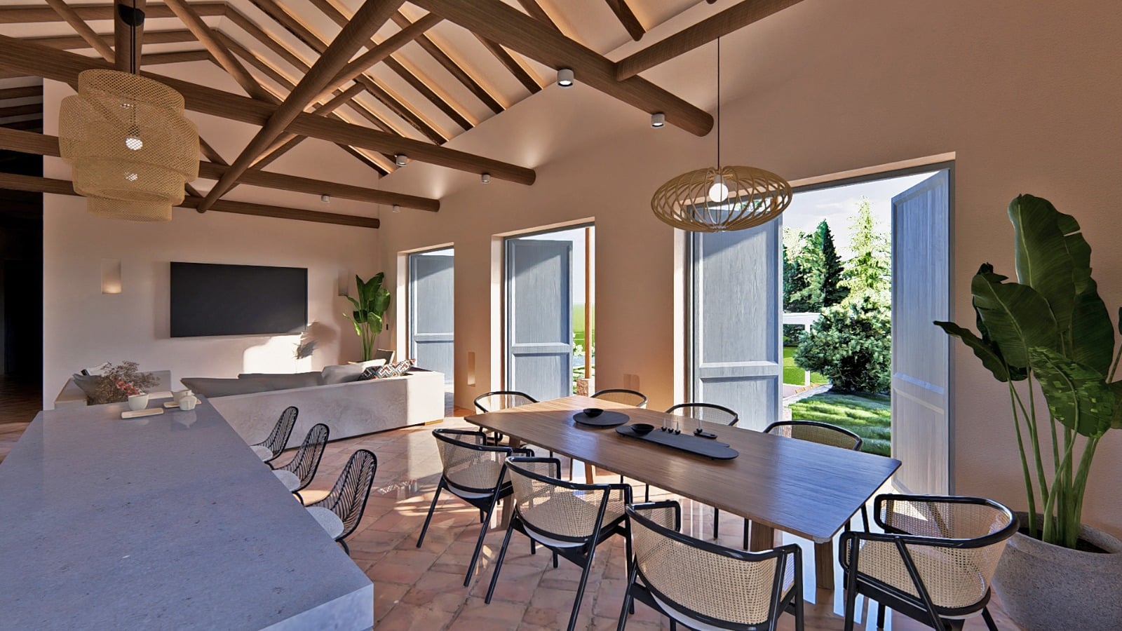 comedor casa campo